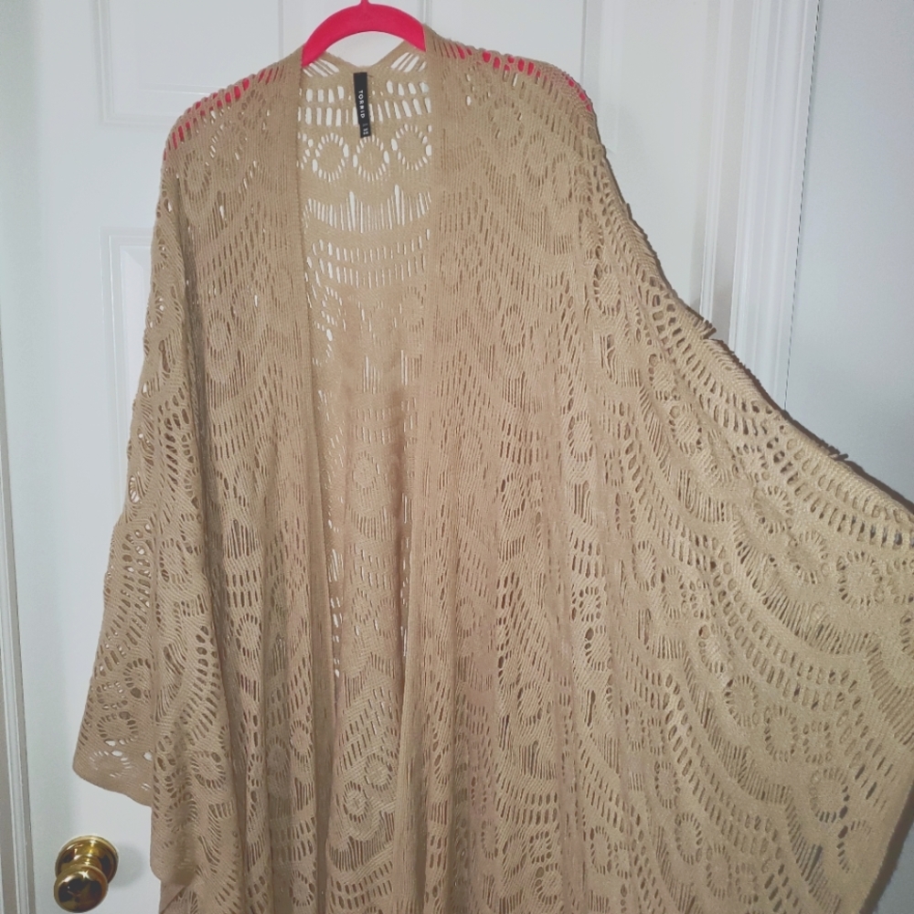 Torrid knit shawl wrap